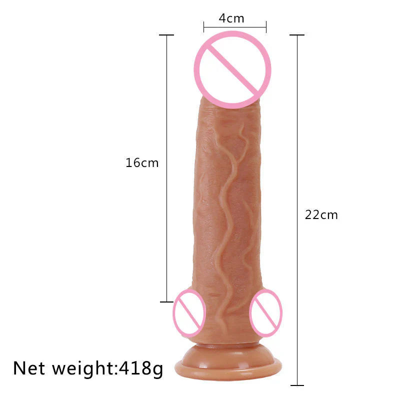8 inch Remote Control Vibrator Dildo