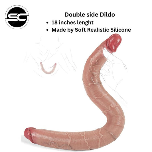 17.9 * 1.7 inch Double Headed Huge Dildo