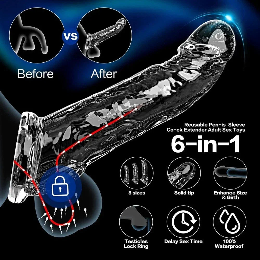 Crystal Re useable Sleeve 6 Inch