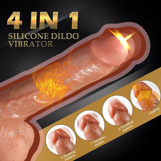 Dildo With Remote Vibrator